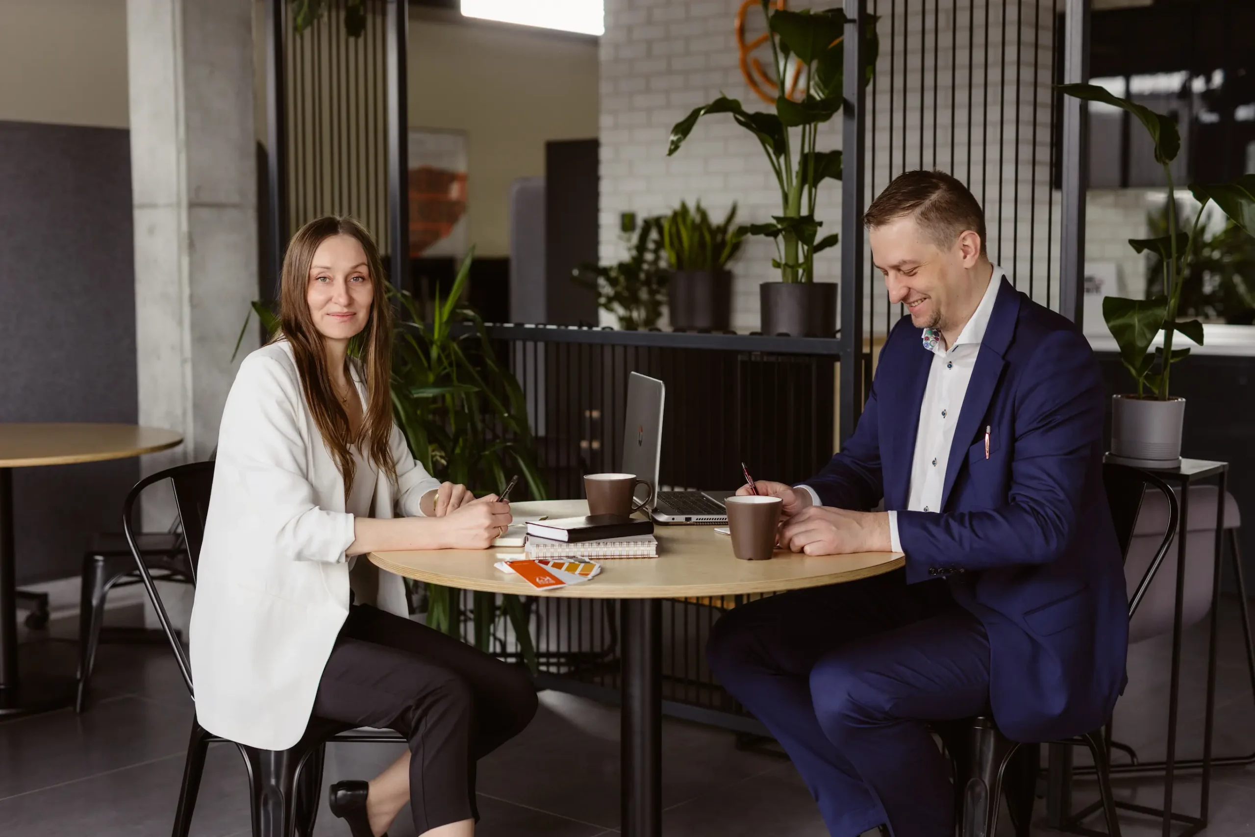 Kamil Augustyniak i Małgorzata Grzegorczyk-Augustyniak podczas wspólnej pracy